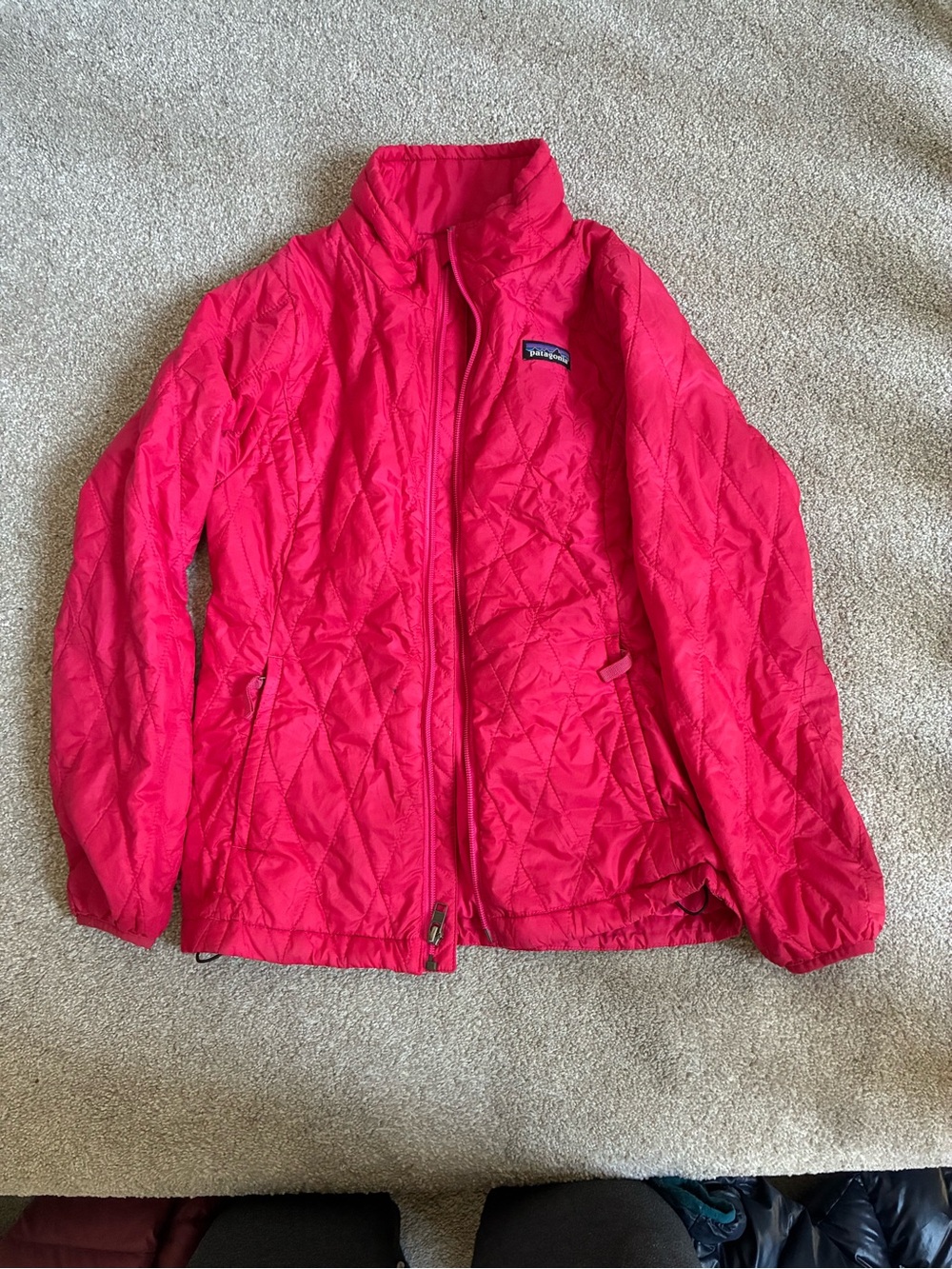 Patagonia Kids Quilted Puffer Jacket - Hot Pink